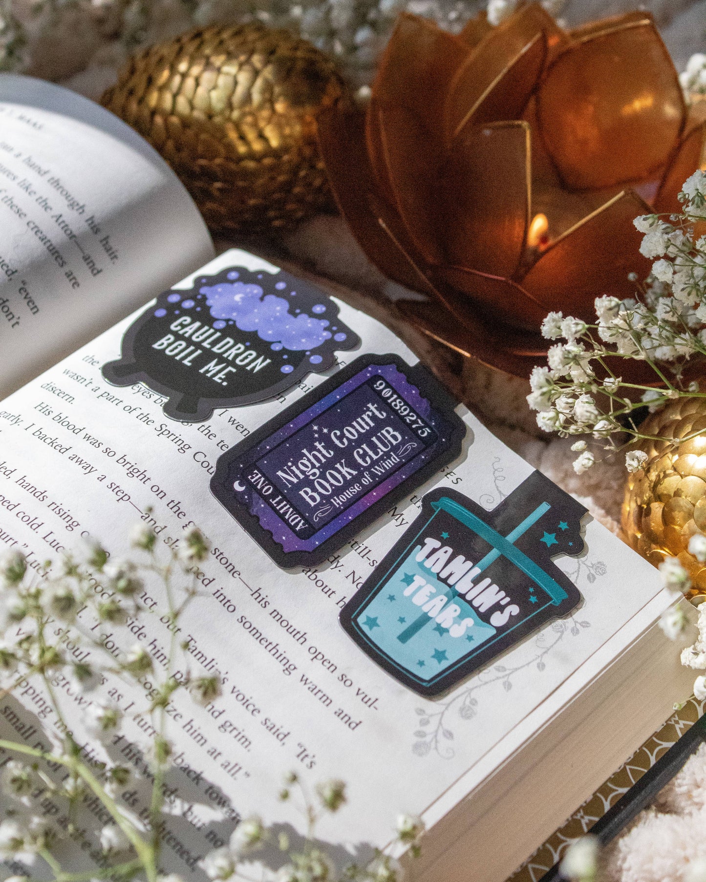 ACOTAR Magnetic Bookmarks | Set of 3