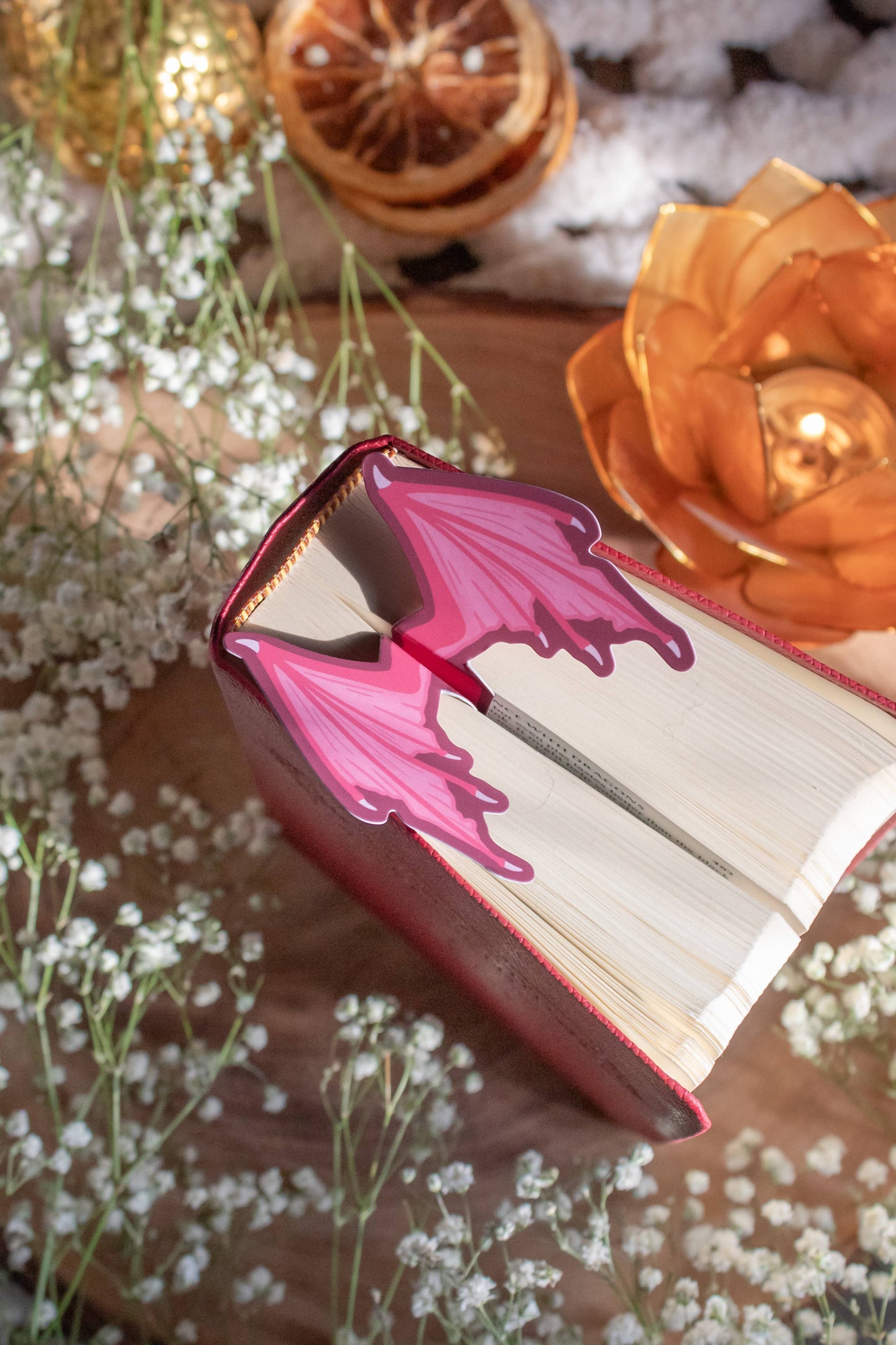 3D Dragon Wings Bookmark | Soft Touch